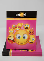 Replacement grade 8 Emozi® Middle School SEL student workbooks in pink with emojis on the cover