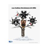 Mini Emozi® Winter Halt, Hoot, Heart Large Poster (Spanish)