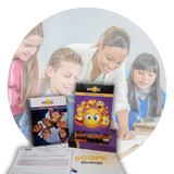 Grade 6 Emozi® Middle School Social Emotional Learning classroom package includes teacher guide, student workbooks, poster, mentor text and assessment forms