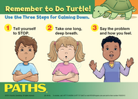 "Remember to Do Turtle!" Cling - Classroom Set