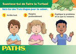 Vitrophanie adhésive “Souviens-toi de faire la Tortue!”/Cling—'Remember to Do Turtle!'