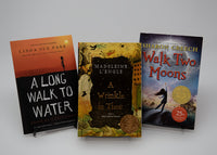 Mentor texts for Emozi® Middle School social emotional learning include A Long Walk to Water, A Wrinkle in Time, and Walk Two Moons