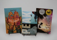 Emozi® Middle School SEL grade 7 mentor texts include Amal Unbound, Peak, and Inside Out and Back Again