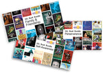 Book covers of the Emozi® Grade 7 SEL Book Bundles include three curated collections of high interest-low reading level fiction and nonfiction titles.